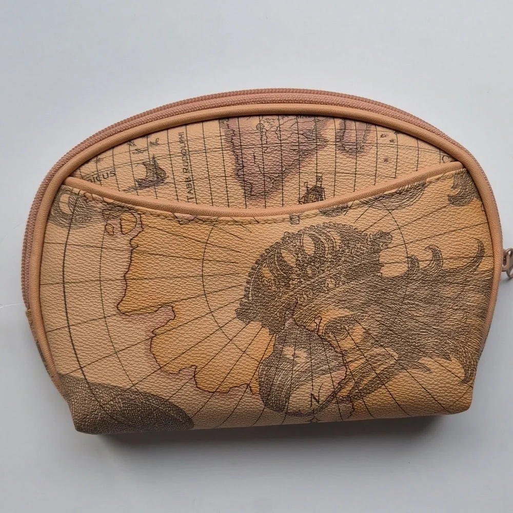 Elka Vintage World Map 5 Nesting Pouches
